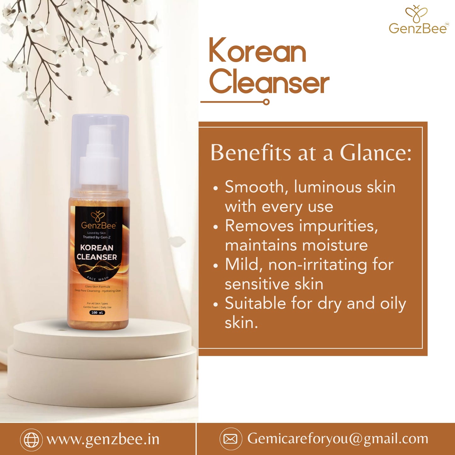 GenzBee Korean Cleanser