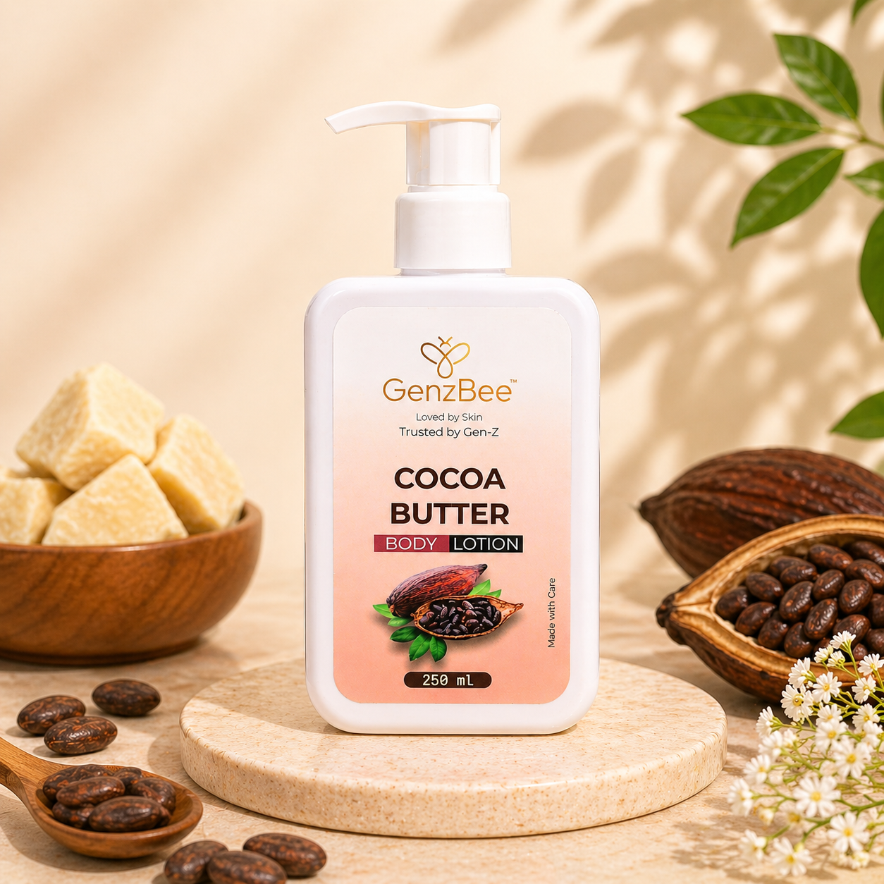 GenzBee Cocoa Butter Body Lotion – 250 ml